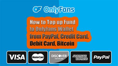 onlyfans wallet top up|OnlyFans